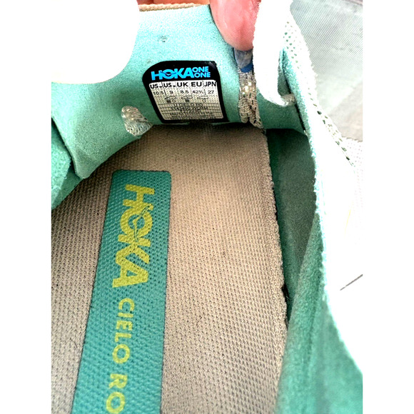 Hoka One Mesh Running Shoes Size 10.5US Mens Cielo Road Running Sports Gym READ - Picture 7 of 13